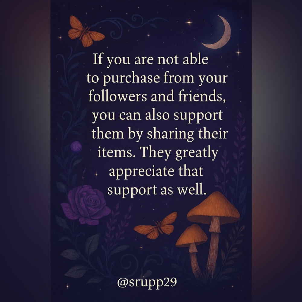 Support your following!              (ps. don’t buy this listing)